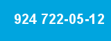 924 722-05-12